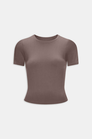 Sculpt Seamless Active T-Shirt - Dark Truffle