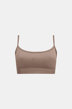 Sculpt Seamless Bandeau Sports Bra - Taupe