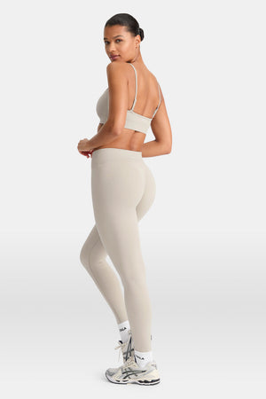 Sculpt Seamless Scrunch Legging - Chai Marl
