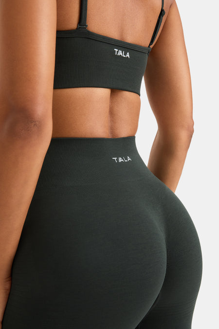 Sculpt Seamless Scrunch Legging - Slate Green