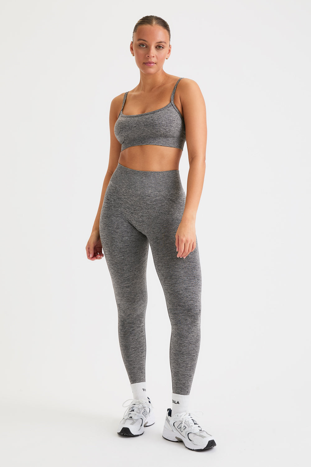 Sculpt Seamless Scrunch Legging Charcoal Marl