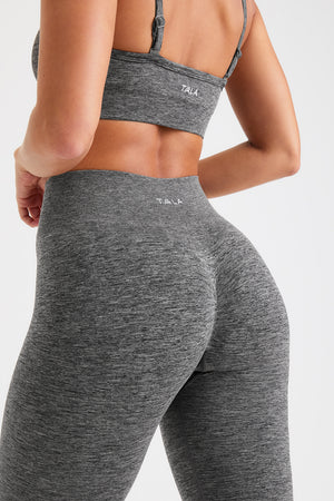 Sculpt Seamless Scrunch Legging - Charcoal Marl