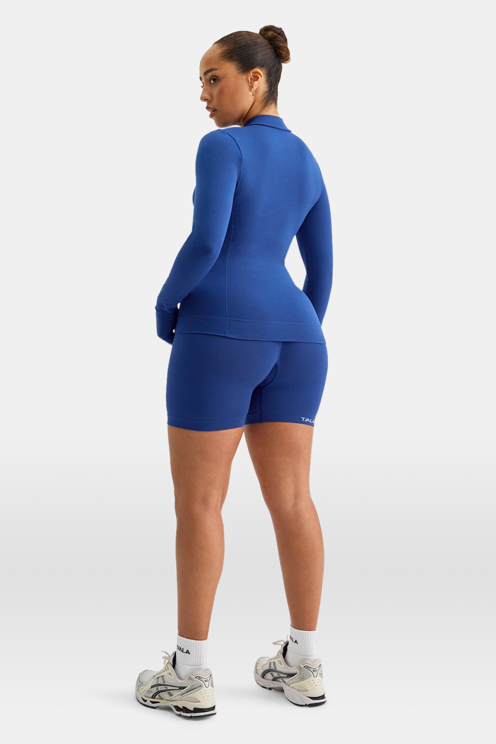 Sculpt Seamless Longline Jacket - Cobalt Blue