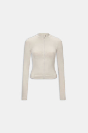 Sculpt Seamless Longline Jacket - Chai Marl