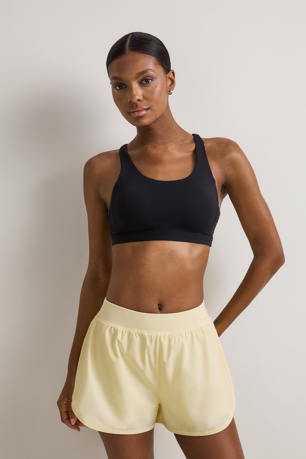 SkinLuxe Built-In 2In1 Short - Lemon Yellow