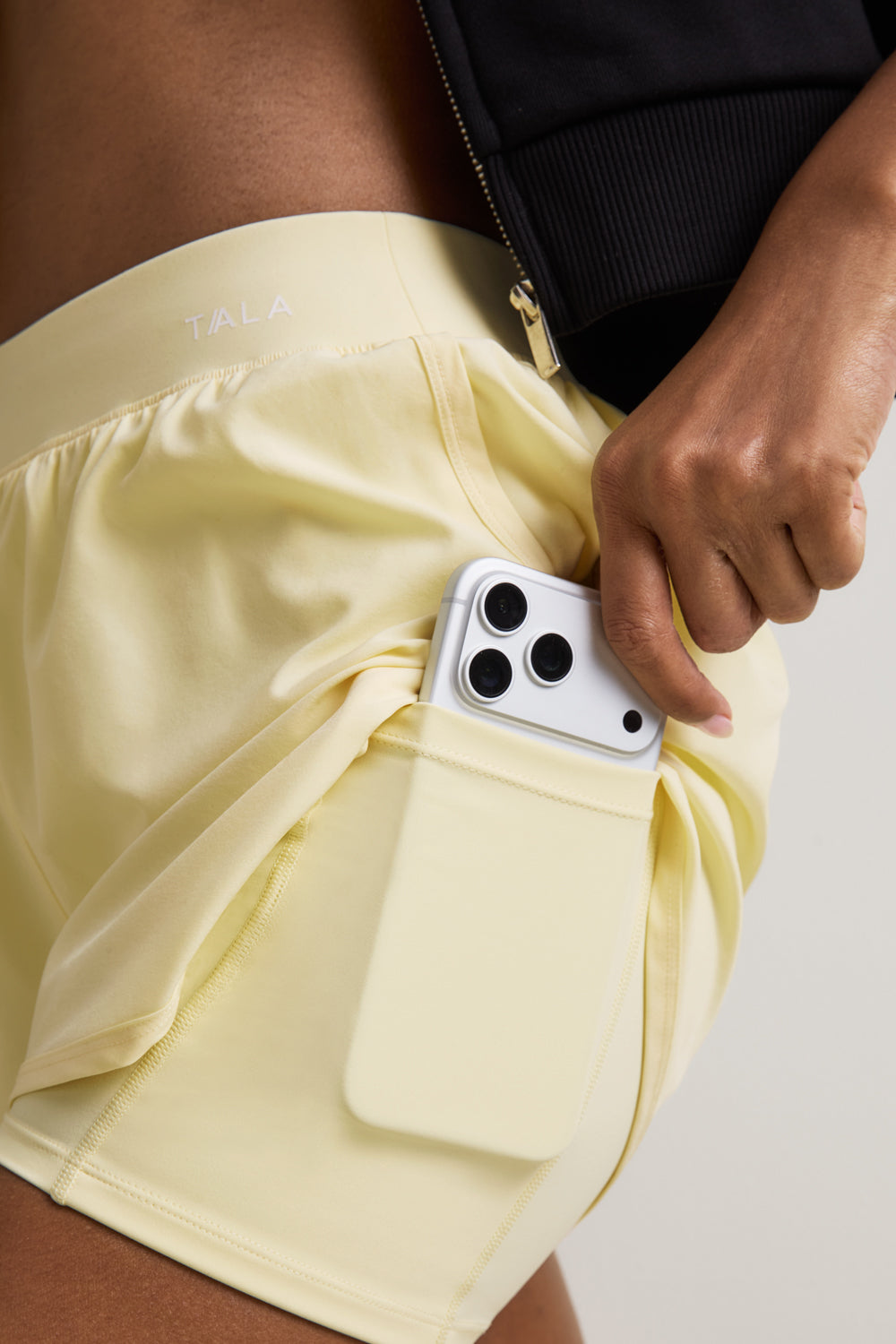 SkinLuxe Built-In 2In1 Short - Lemon Yellow