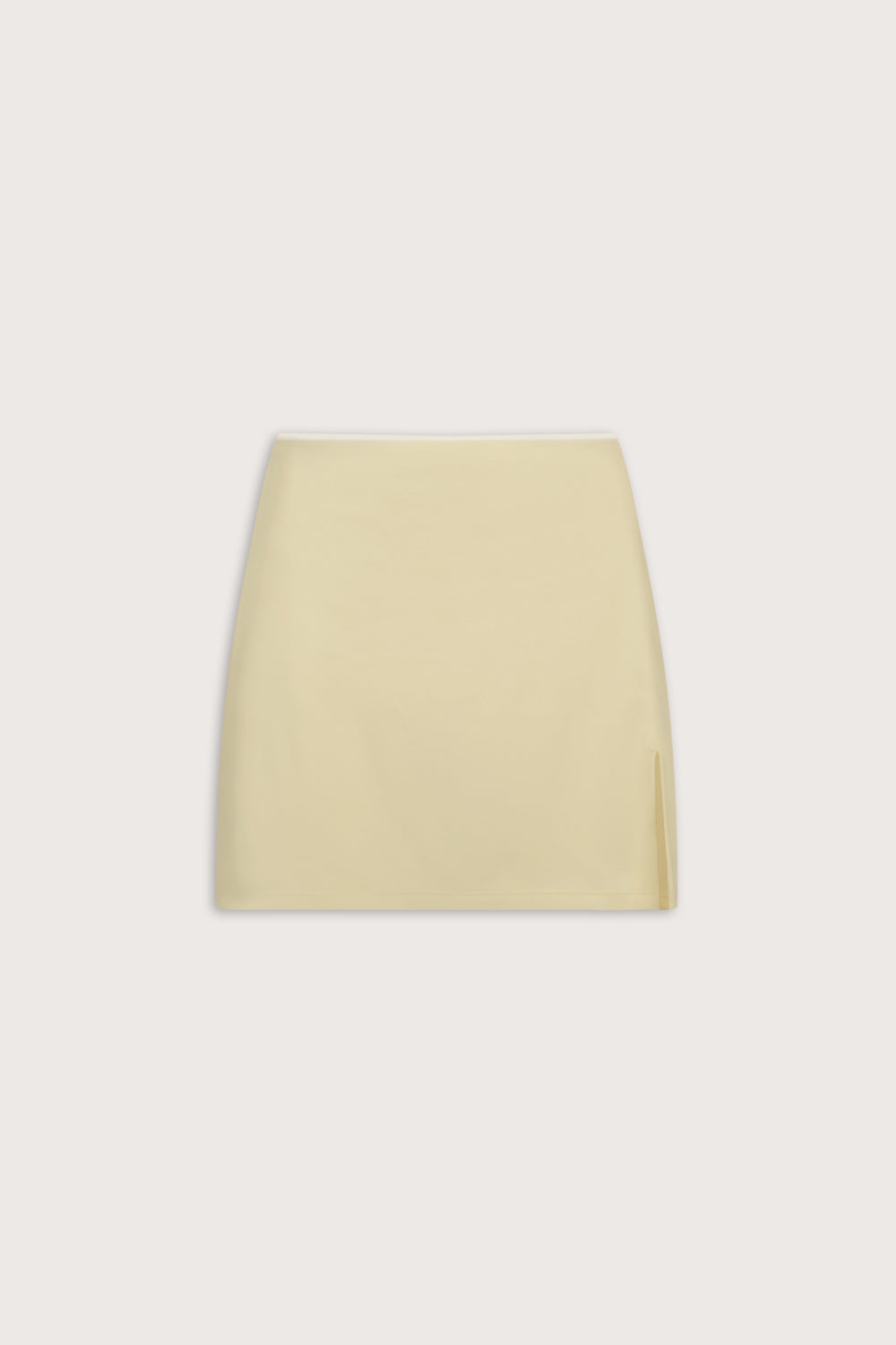 SkinLuxe Contrast Piping Mini Skort - Lemon Yellow