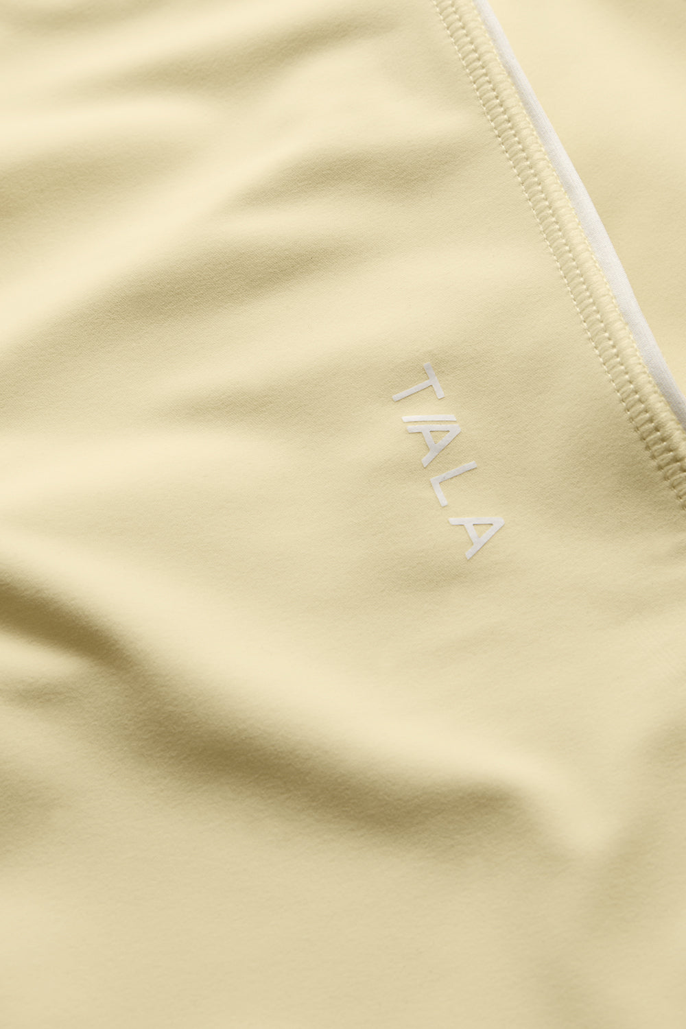 SkinLuxe Contrast Piping Mini Skort - Lemon Yellow