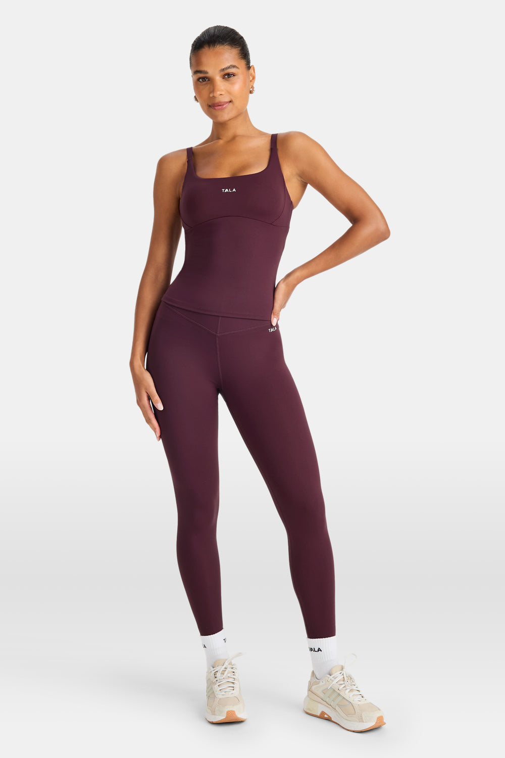 SkinLuxe Scoop Neck Full Length Vest - Fig