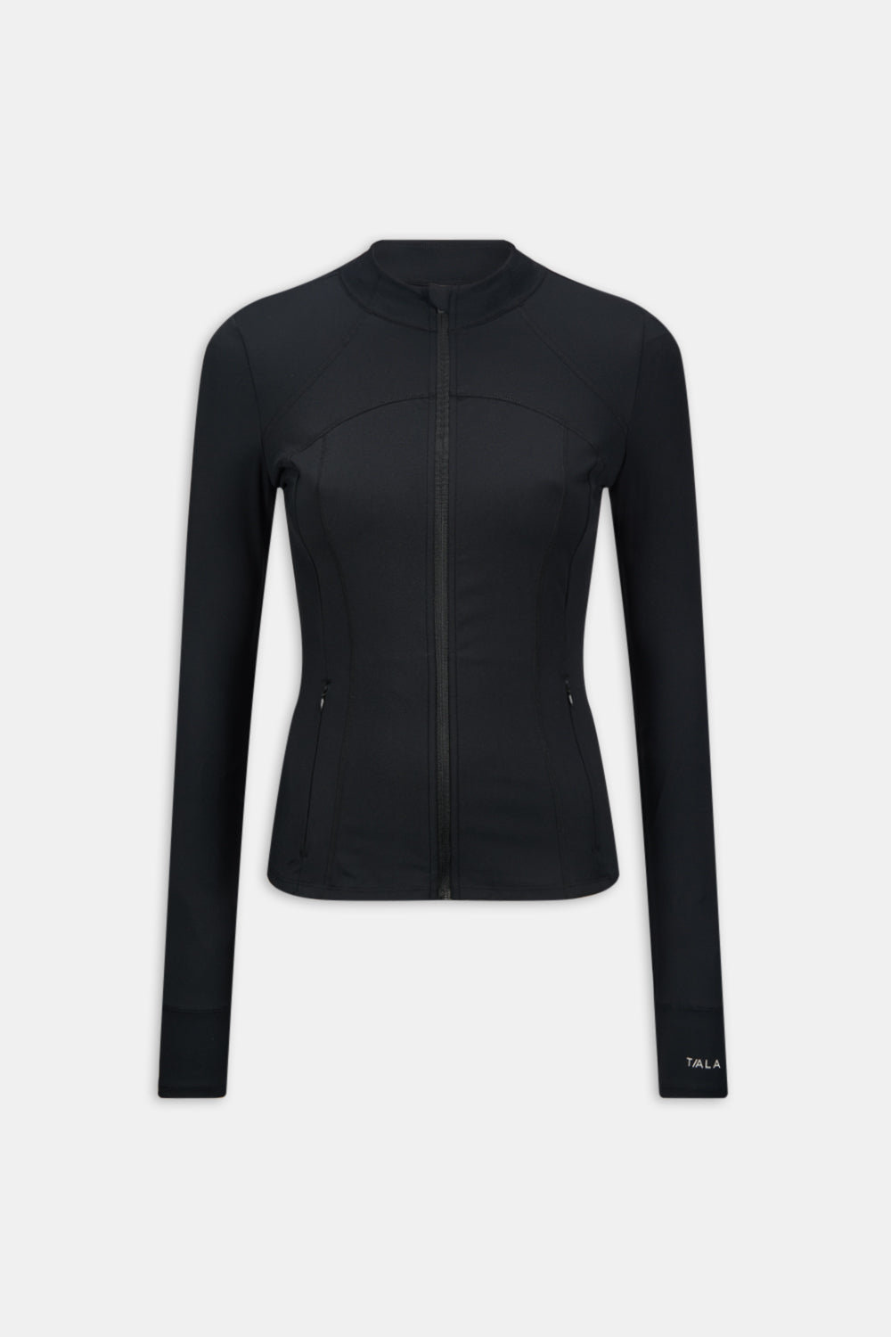 SkinLuxe Full Length Running Top - Shadow Black