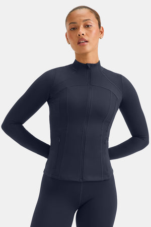 SkinLuxe Running Jacket - Midnight Navy