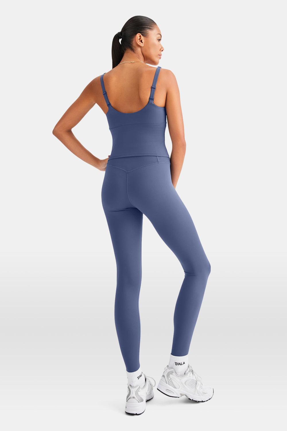 SkinLuxe Scoop Neck Vest - Vintage Blue