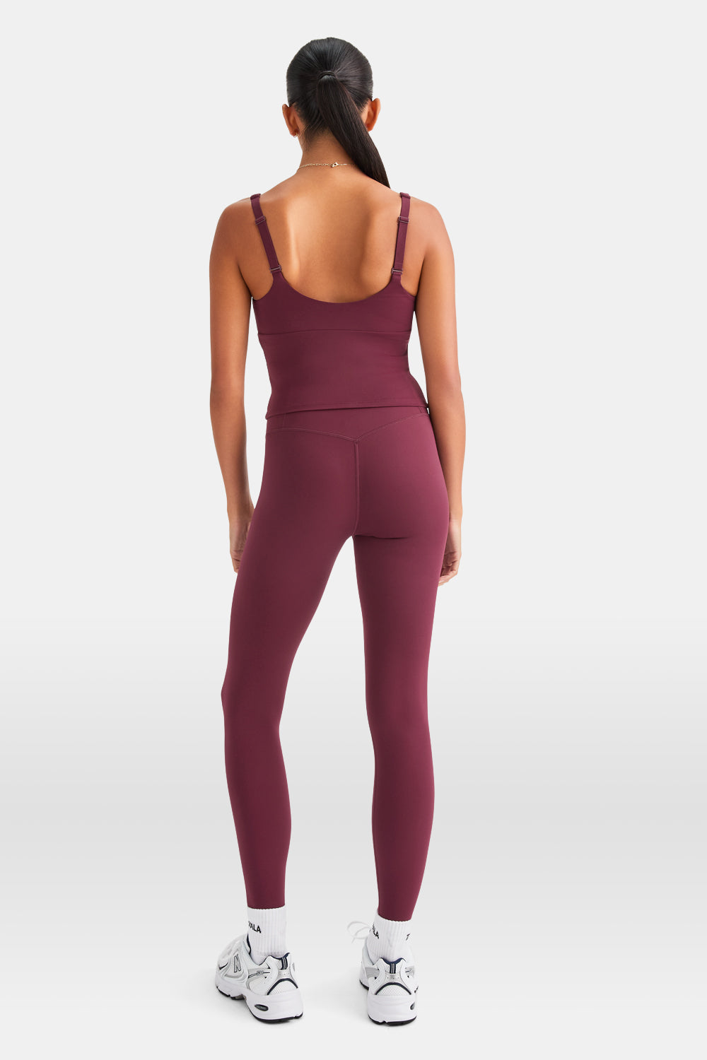 SkinLuxe Scoop Neck Vest - Burgundy