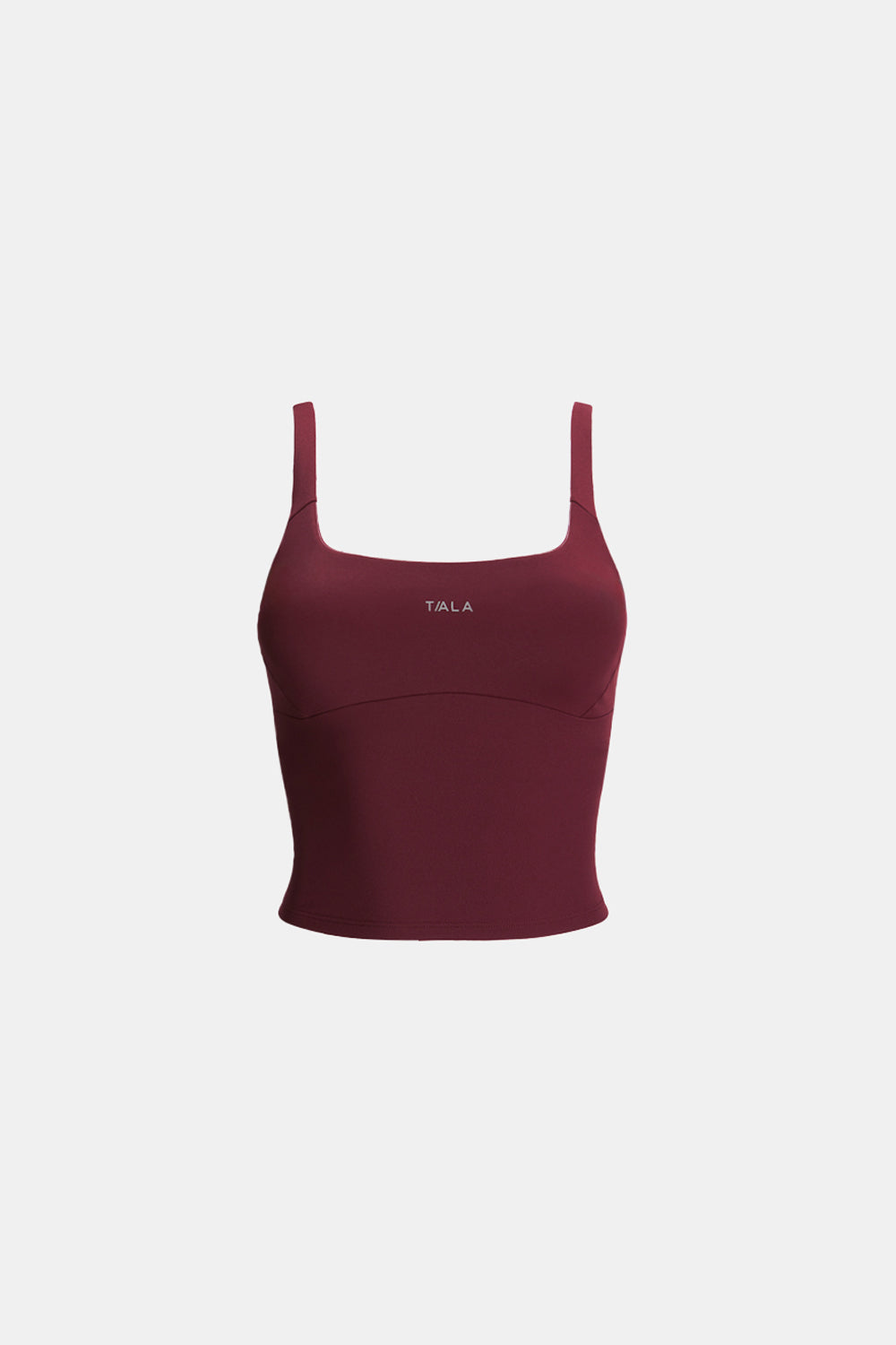 SkinLuxe Scoop Neck Vest - Burgundy