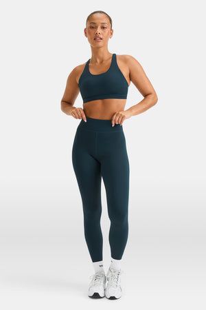 SkinLuxe High Waisted Legging - Rich Teal