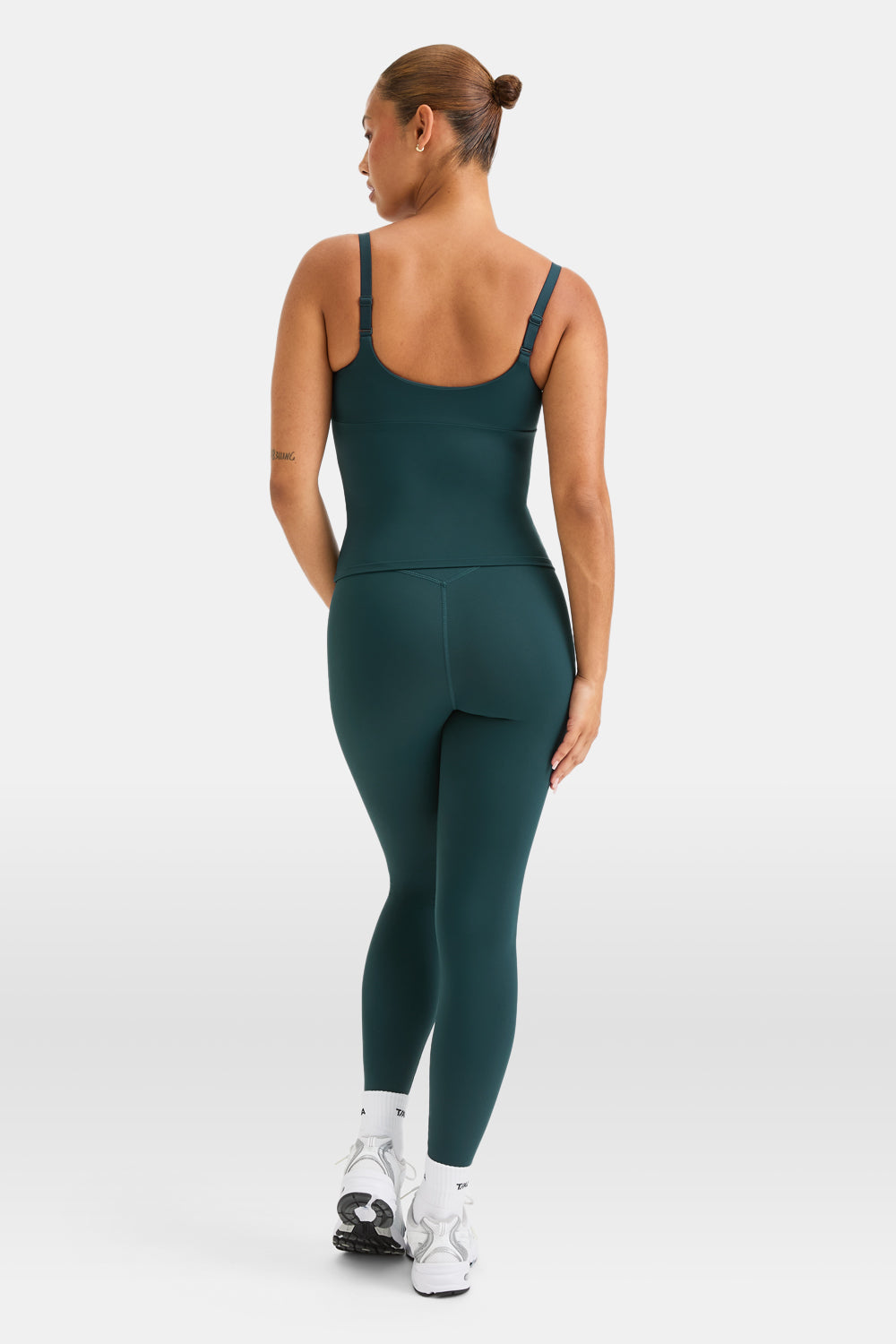 SkinLuxe Scoop Neck Full Length Vest - Rich Teal