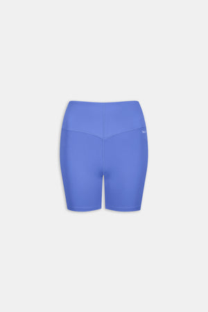 SkinLuxe High V-Waisted Shorts - Iris Blue