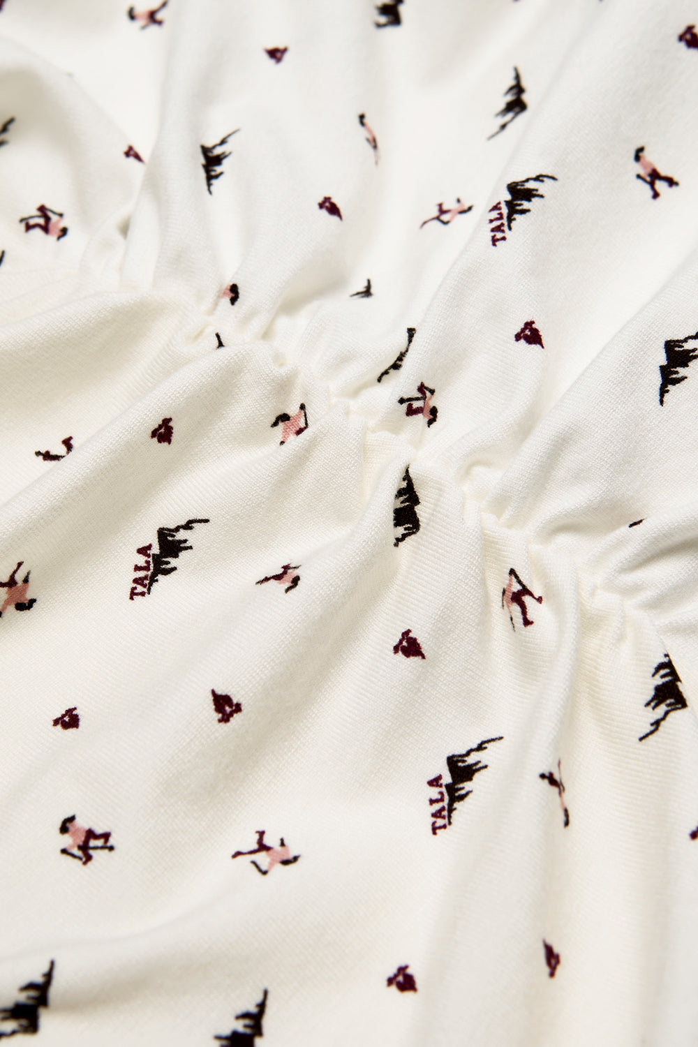 Lace Trim Pyjama Tank - Hiking Print