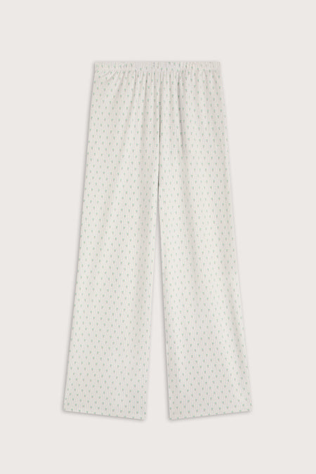 Pyjama Bottoms - Blue Stripe Palm Print