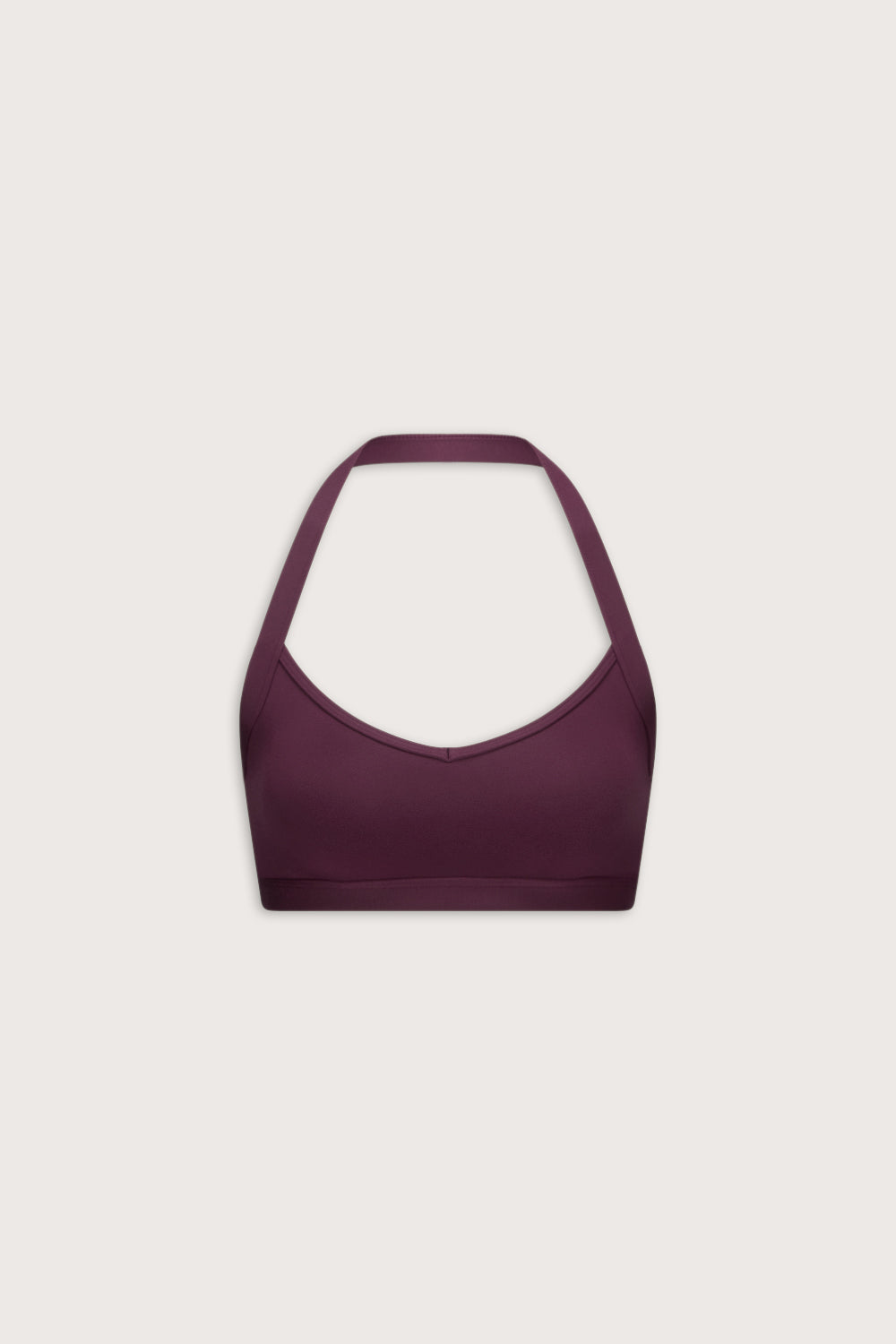 SoftSet V Neck Halter Sports Bra - Fig