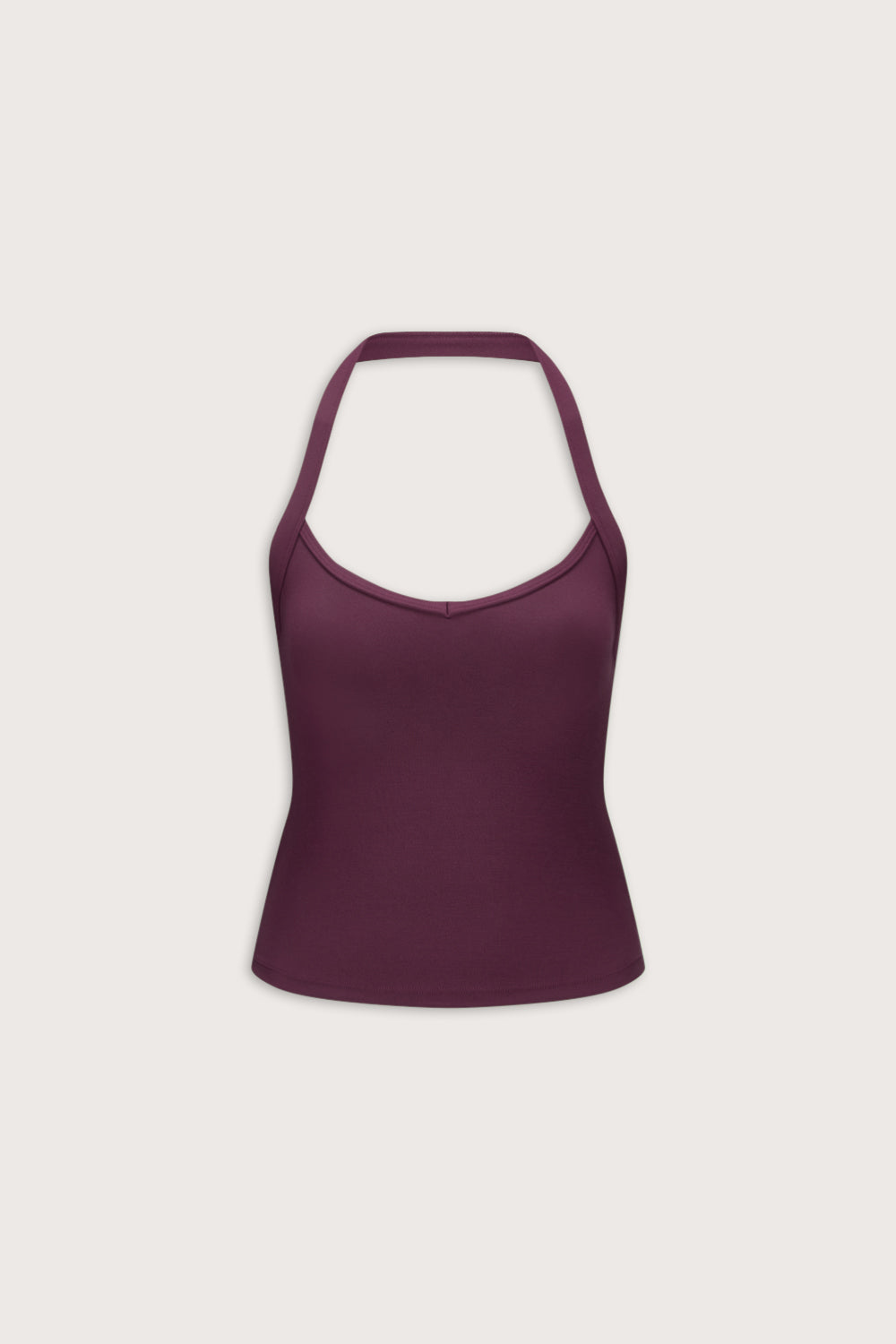SoftSet V Neck Halter Tank - Fig