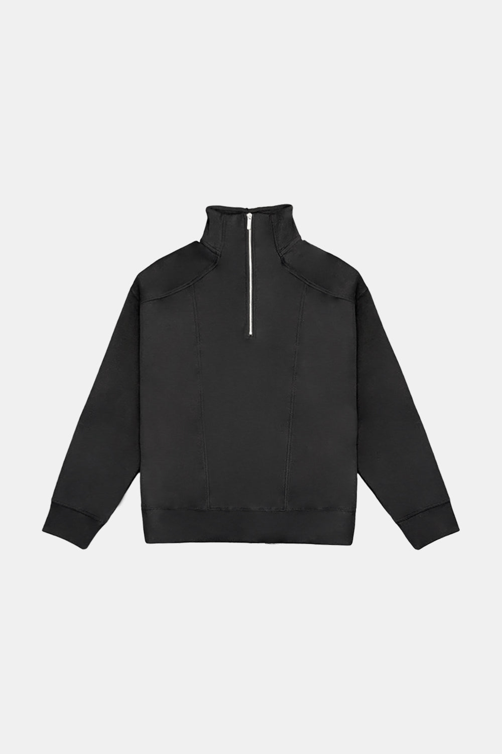 SoftSmart 1/4 Zip Sweatshirt - Black