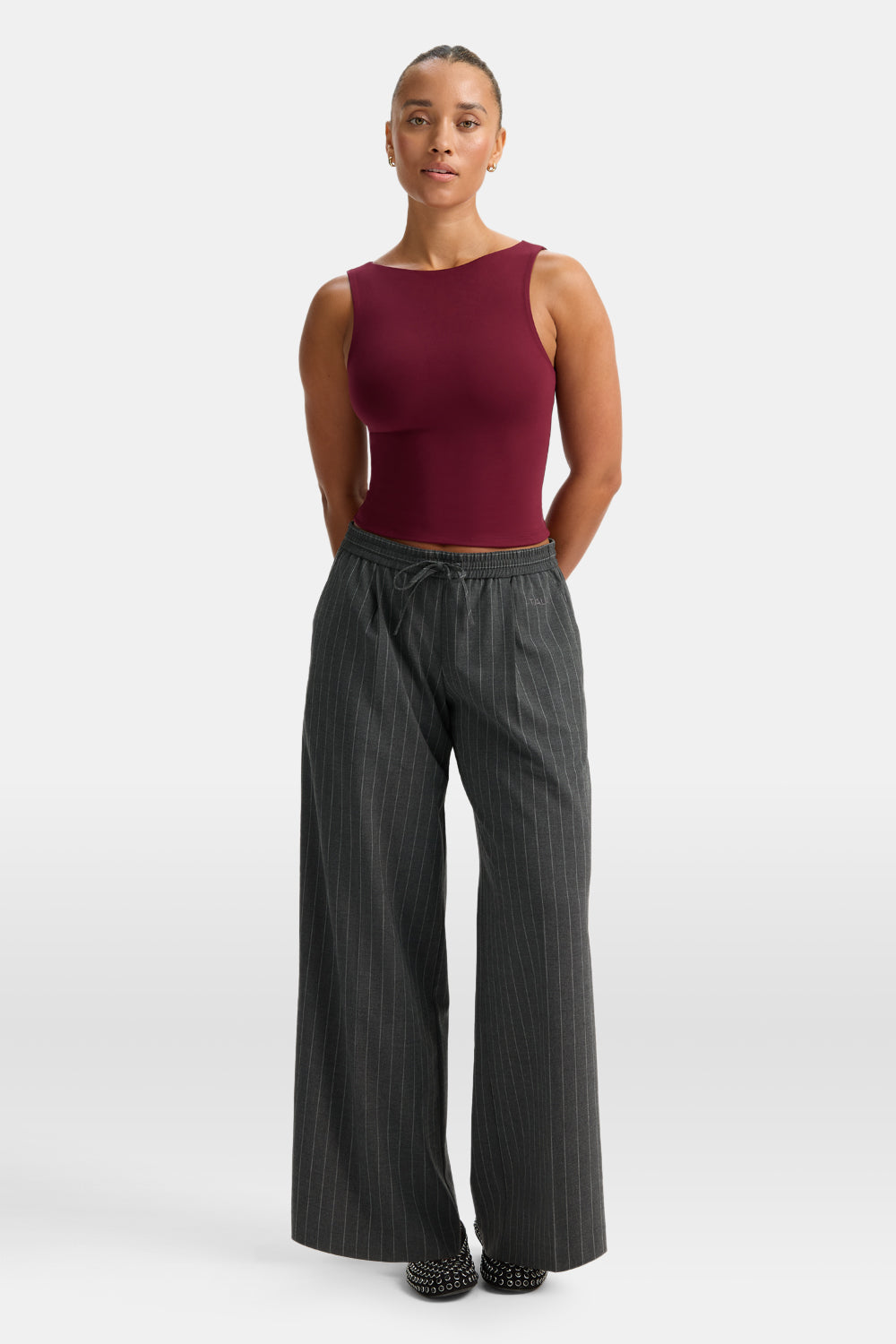 365 Boat Neck Tank - Port Red