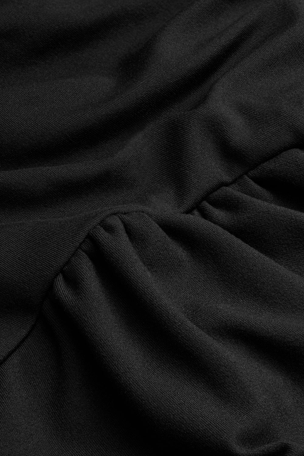 365 Plunge Neckline Top - Black