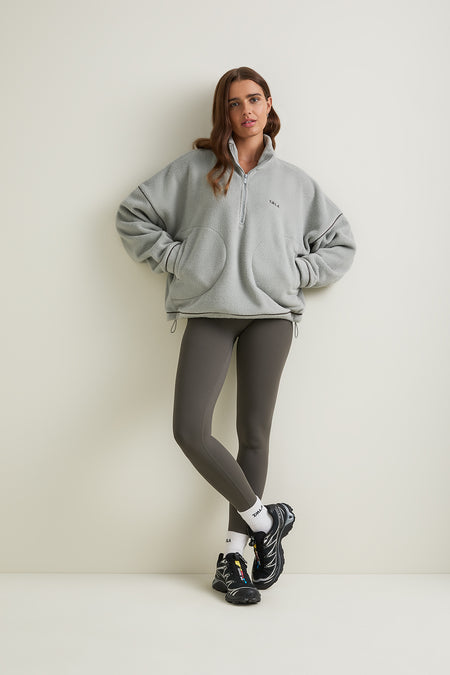 1/4 Zip Fleece Jacket - Soft Sage
