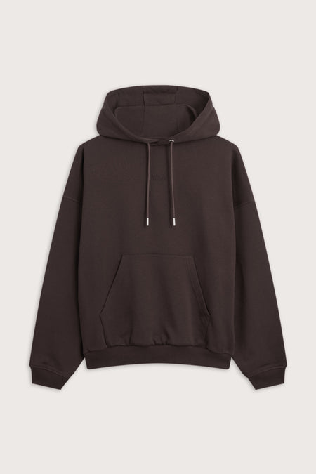 Oversized Cocoon Hoodie - Americano