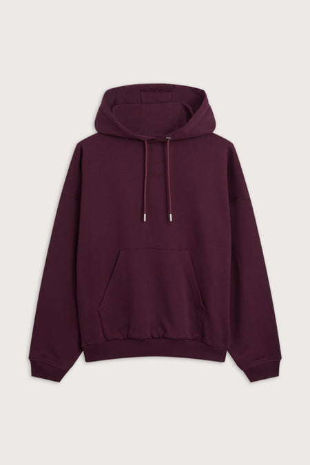 Oversized Cocoon Hoodie - Fig