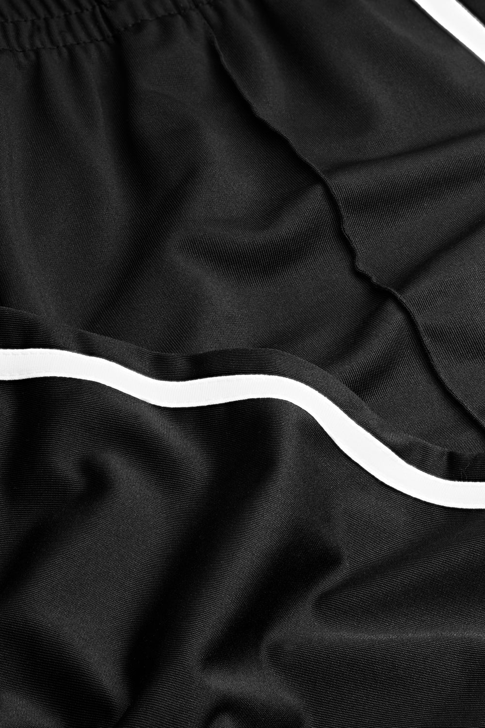 Contrast Stripe Jogger - Black