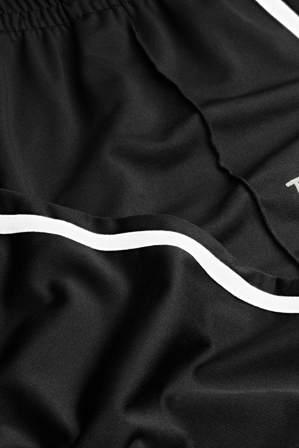 Contrast Stripe Jogger - Black