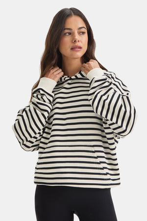 Girlfriend Hoodie - Stripe