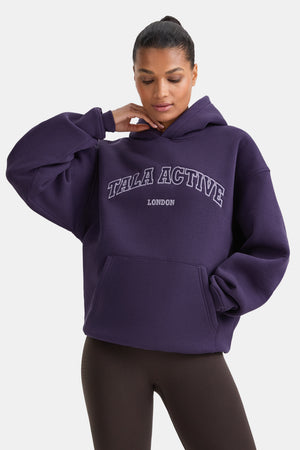 TALA Active Applique Hoodie - Vintage Dusk