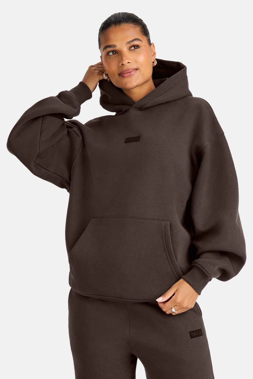 Outdoors Graphic Oversized Hoodie - Americano