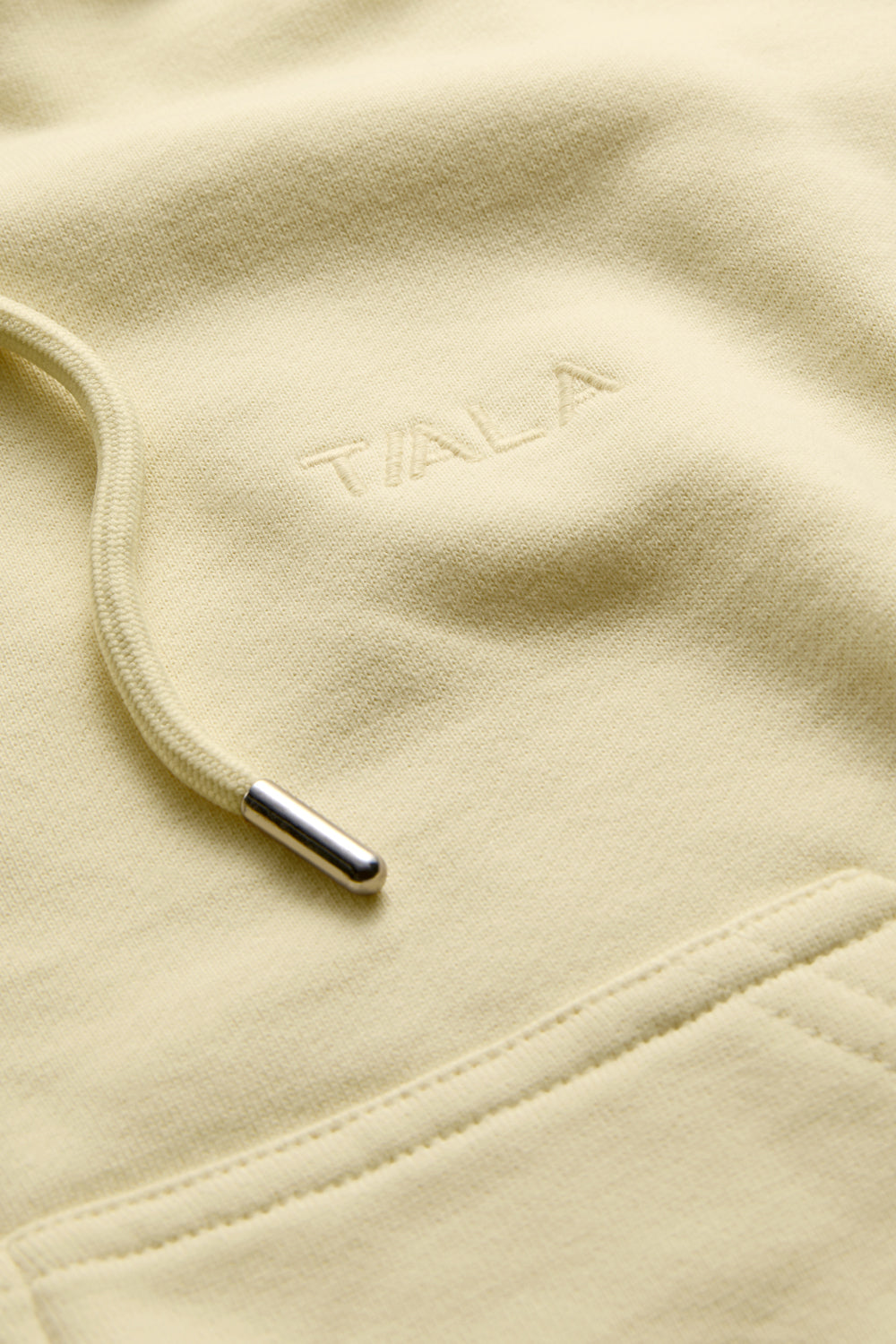 Slouchy Cocoon Zip Through Hoodie - Lemon Yellow