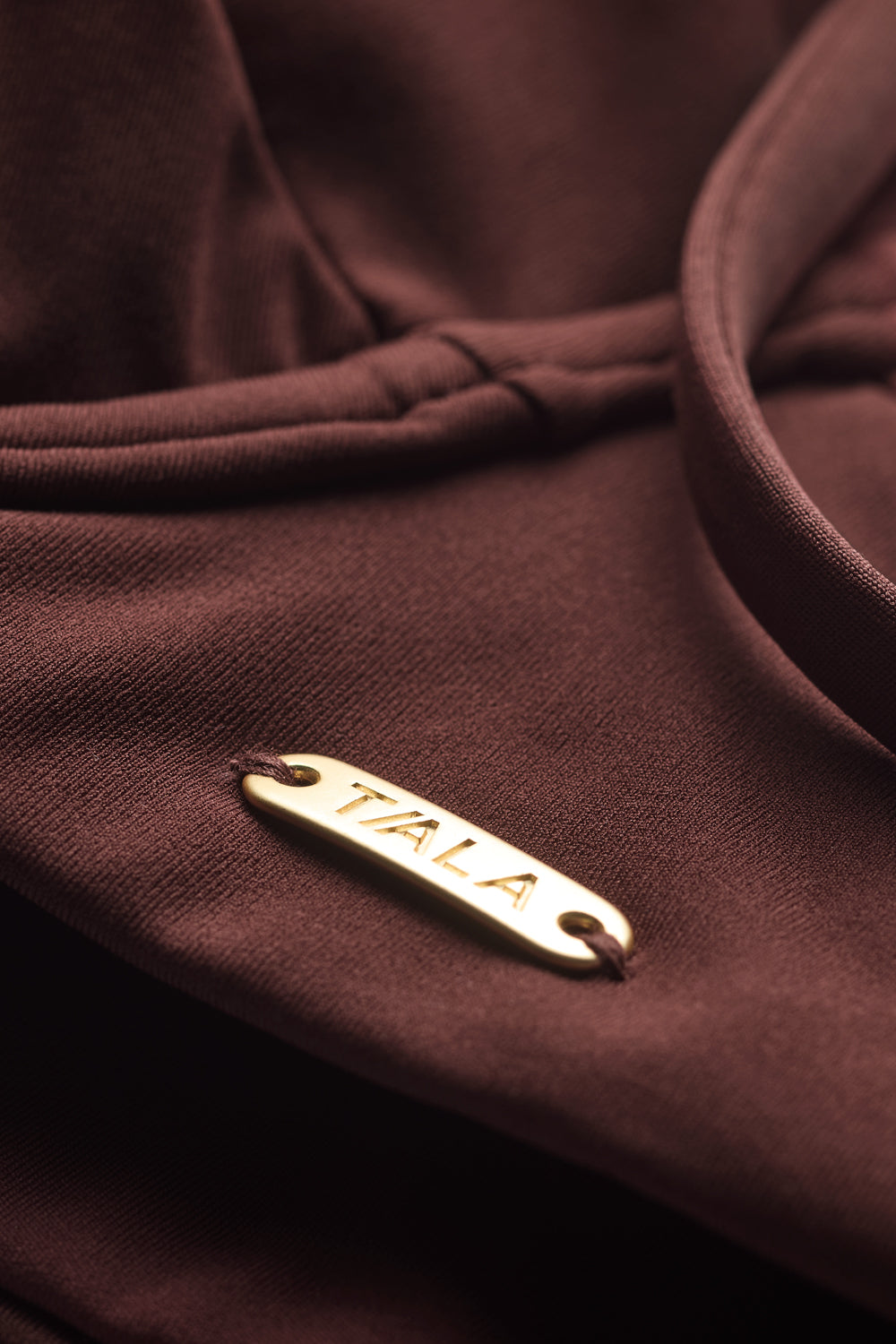 Contrast Underwired Bikini Top - Deep Rust