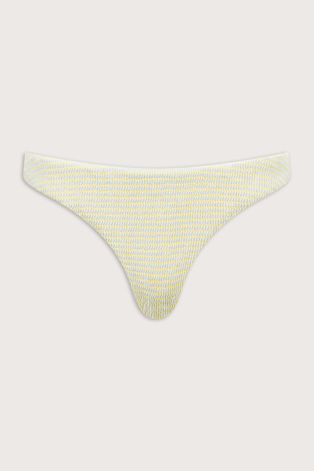 Crinkle Cheeky Bikini Bottom - Blue / Yellow