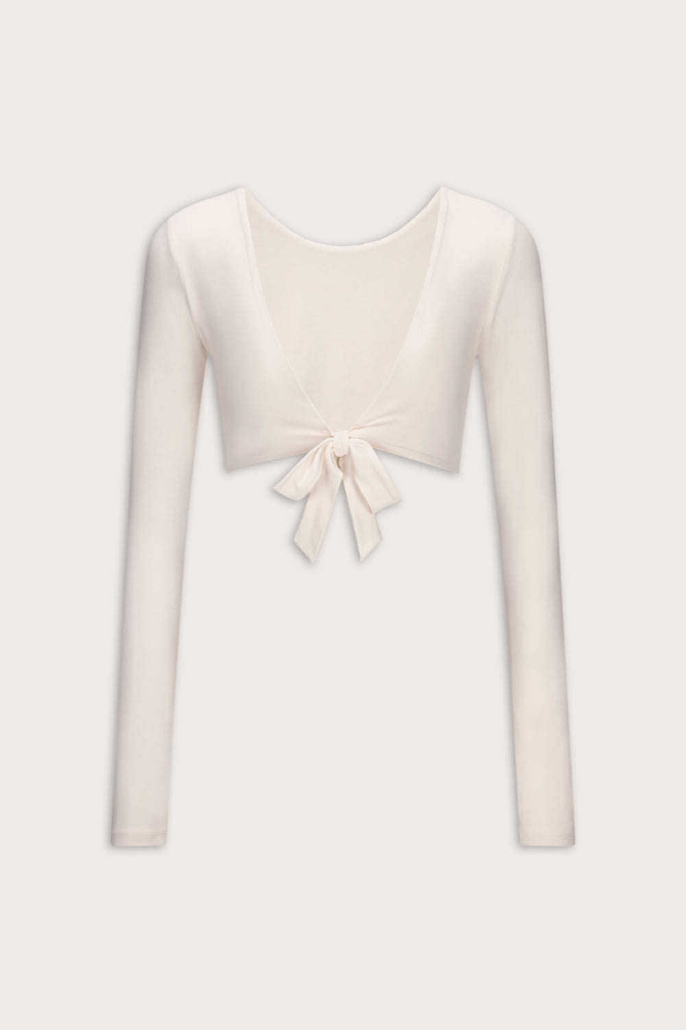 Multiway Long Sleeve Tie Top - Ivory