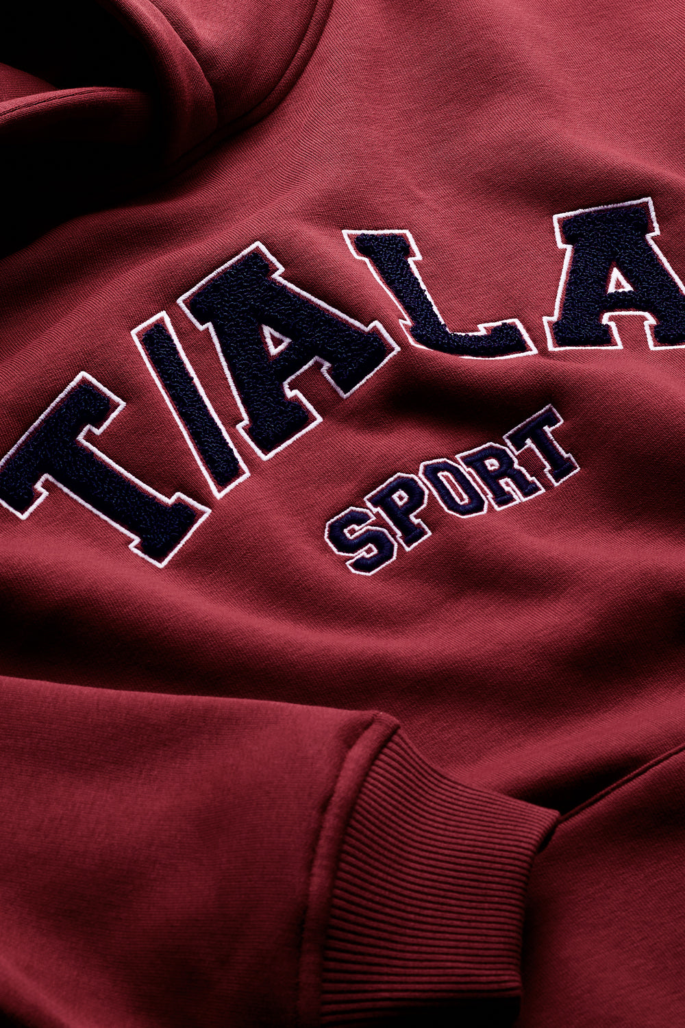 Oversized Club Hoodie - Vintage Red