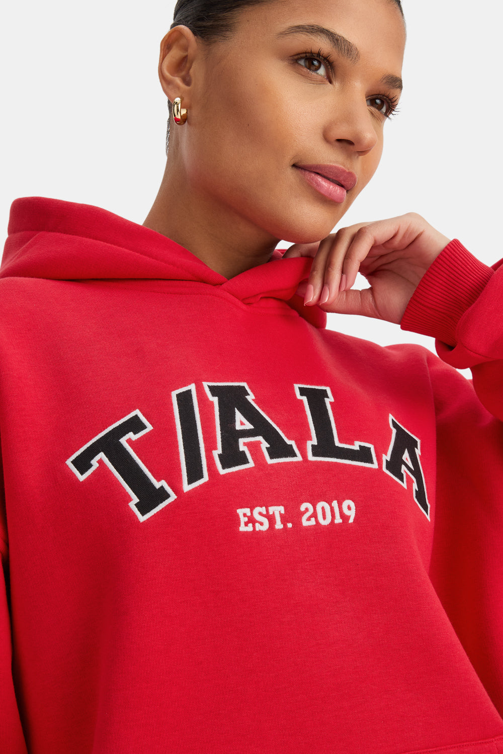 Oversized Club Hoodie - Chilli Red