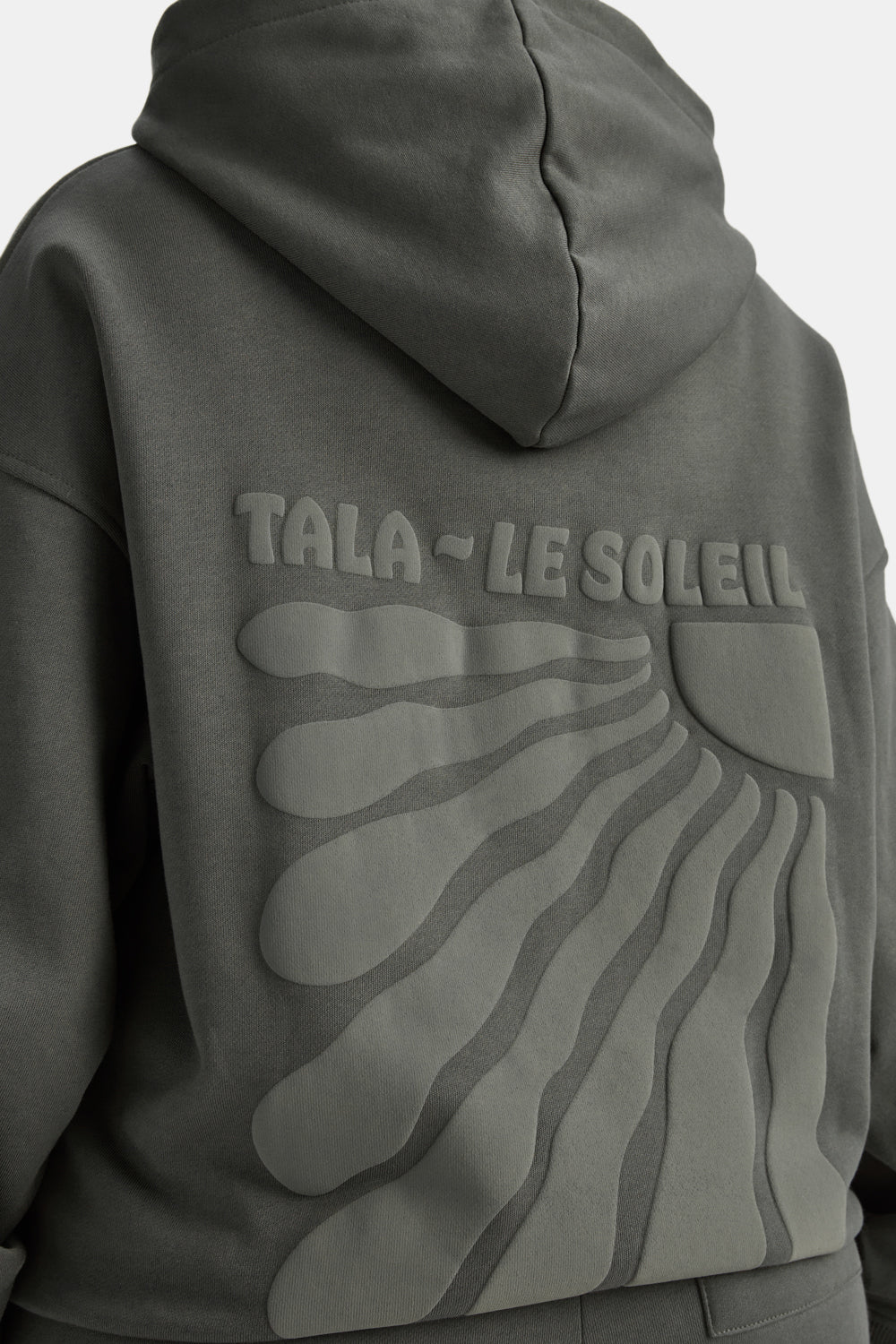 TALA Le Soleil Oversized Hoodie - Dark Olive