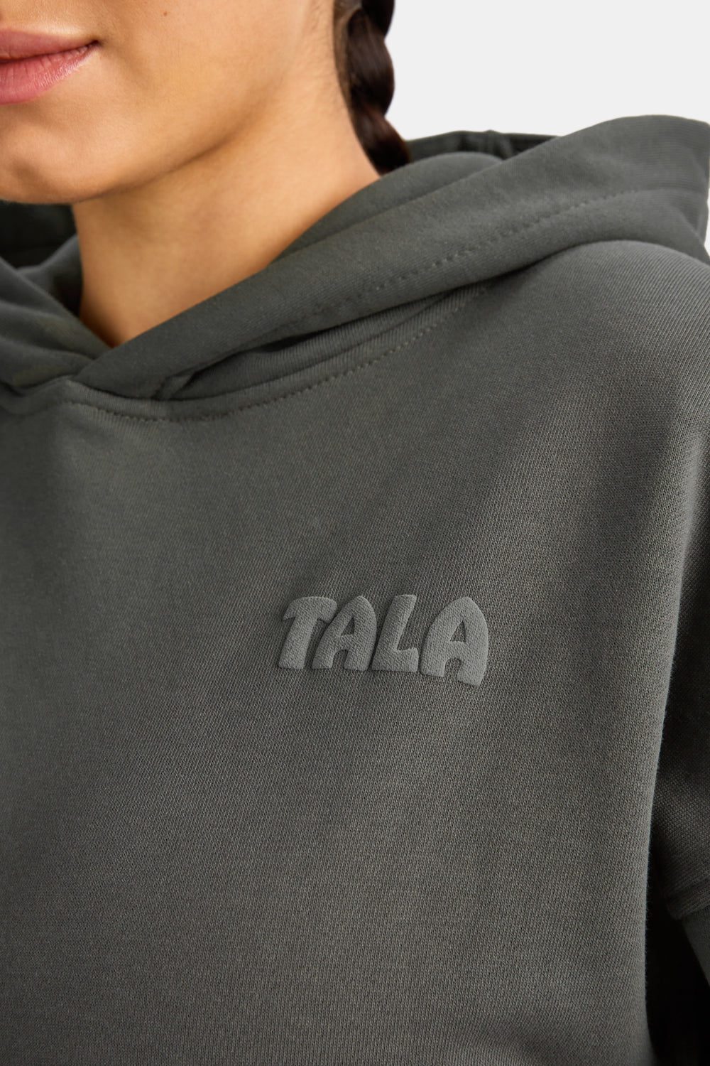TALA Le Soleil Oversized Hoodie - Dark Olive