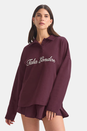 Rugby Polo Sweatshirt - Fig