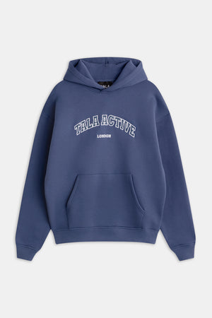 TALA Active Applique Hoodie - Vintage Blue