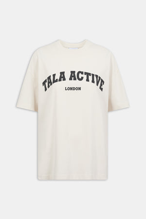 TALA Active Logo Tee - Ivory