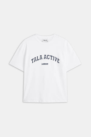 TALA Active Applique Tee - White