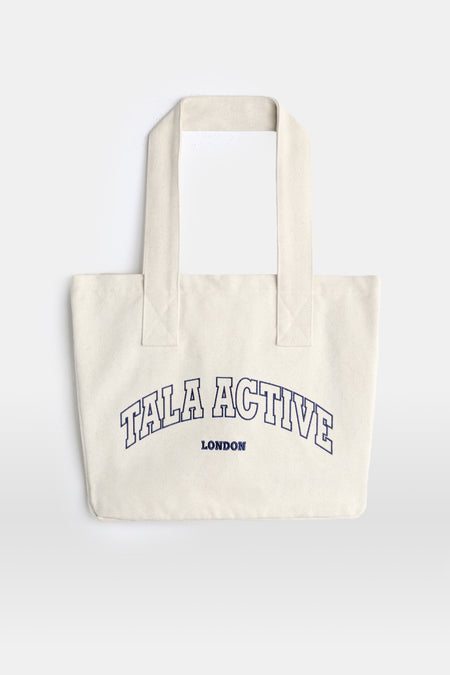 TALA Active Applique Tote Bag - Neutral