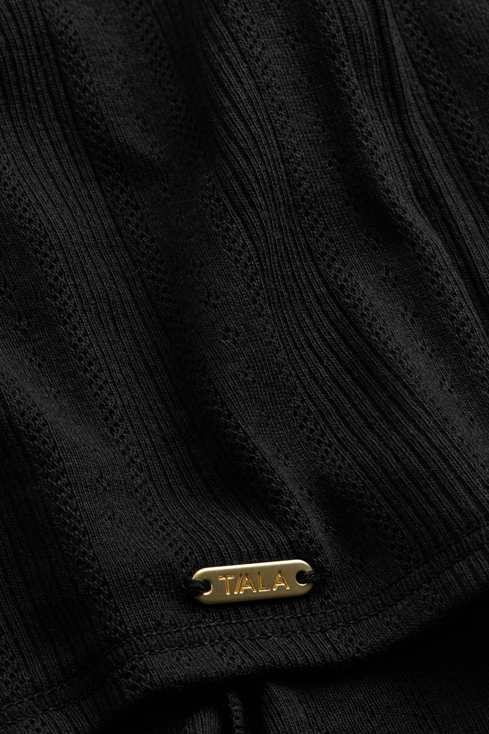 Pointelle Boxer Brief - Black